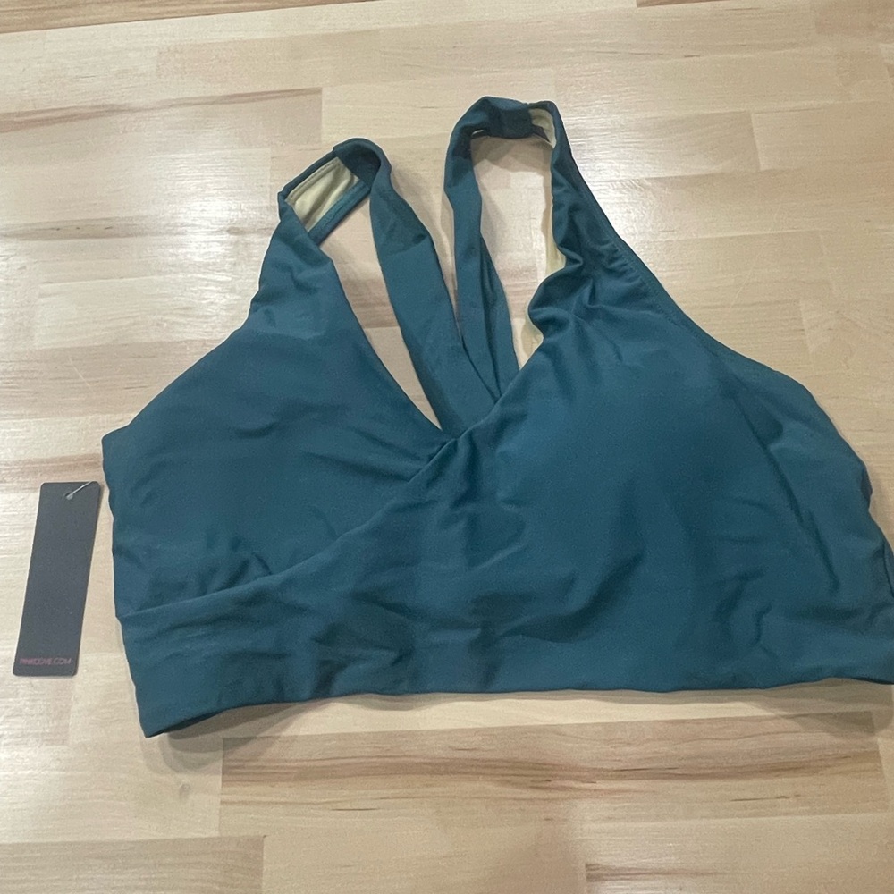 NWT Women's Teal swim top